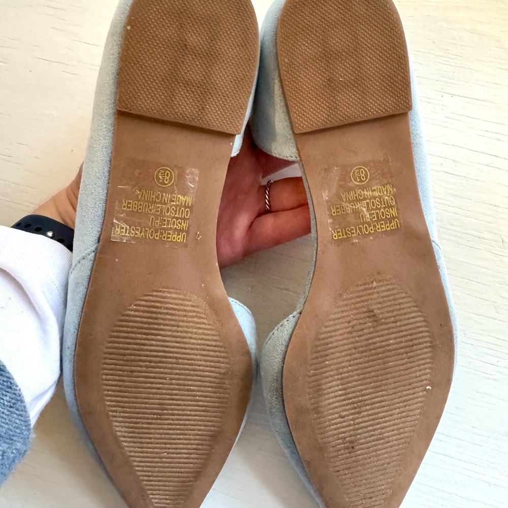 Journee “Something Blue” D’orsay Women's Flats, Sz 8.5 - Picture 5 of 7